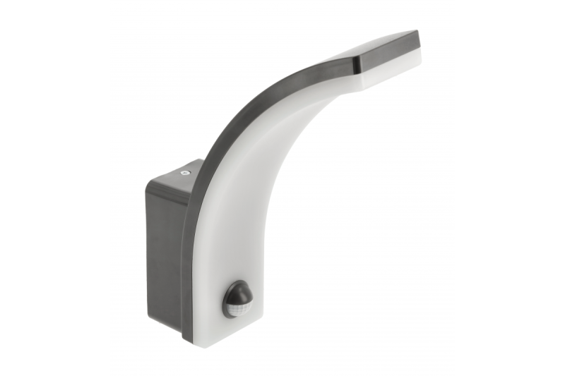 Lumina LED NICEA cu senzor de mișcare, 20W, 1900lm, 4000K, AC220-240V, IP65, DIM, grafit