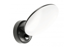 Corp de iluminat TERRO LED cu senzor de mișcare, 10W, 720lm, IP54, AC220-240V, 50/60Hz, 4000K, negru