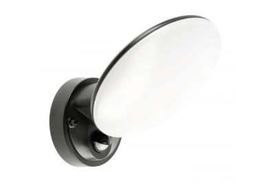 Corp de iluminat TERRO LED cu senzor de mișcare, 10W, 720lm, IP54, AC220-240V, 50/60Hz, 4000K, negru