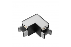 Comutator L VINEA, LED, negru