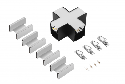 Conector + VINEA, LED, Negru