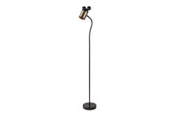 Lampă de podea MOUSE, 0086, max.250V, 50/60Hz, 1*E27, max.25 W, IP20, dia.8 cm, negru/auriu