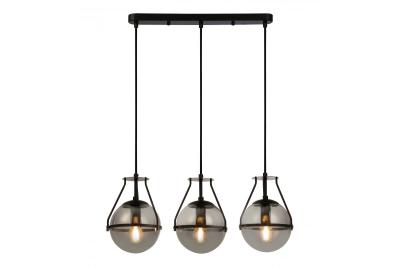 Lustră de tavan DROP 3, 7134, AC220-240V, 50/60Hz, 3*E27, max.25W, lungime 68 cm, negru