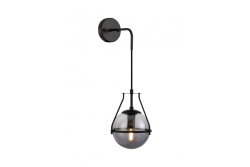 Aplică de perete DROP 4, 7325, AC220-240V, 50/60Hz, 1*E27, max.40W, negru