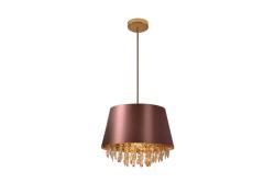 Lumină de tavan NESTO, 6083, AC220-240V, 50/60Hz, 1*E27, max.40W, IP20, medie 30 cm, maro