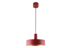 Corp de iluminat de tavan SELVIA II, 5518, max. 250V, 50/60Hz, 1*E27, max.40 W, IP20, medie 30 cm, roșu