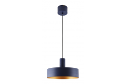 Lustră de tavan SELVIA II, 6010, max. 250V, 50/60Hz, 1*E27, max.40 W, IP20, medie 30 cm, albastru marin