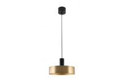 Lustră de tavan SELVIA II, 6072, max. 250V, 50/60Hz, 1*E27, max.40 W, IP20, medie 30 cm, aurie-neagră