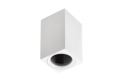 Lampă de tavan TIPO, aluminiu, 60x60x100, IP20, max 50W, patrat. Alb