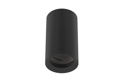 Corp de iluminat de tavan TIPO, aluminiu, 65x115, IP20, max 50W, rotund negru