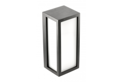 Lumină de fațadă VASTI, E27, MAX. 12W, IP54, AC220-240V, 50/60Hz, negru