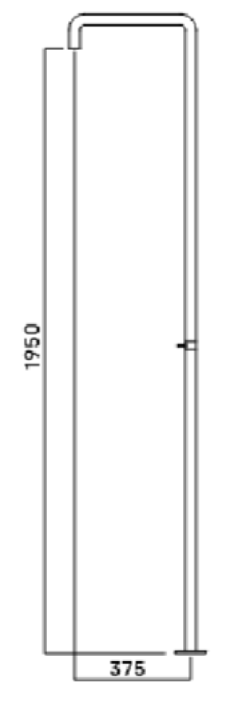 Waterevolution Flow coloană de duș cu robinet de amestecare light gold T146WGE