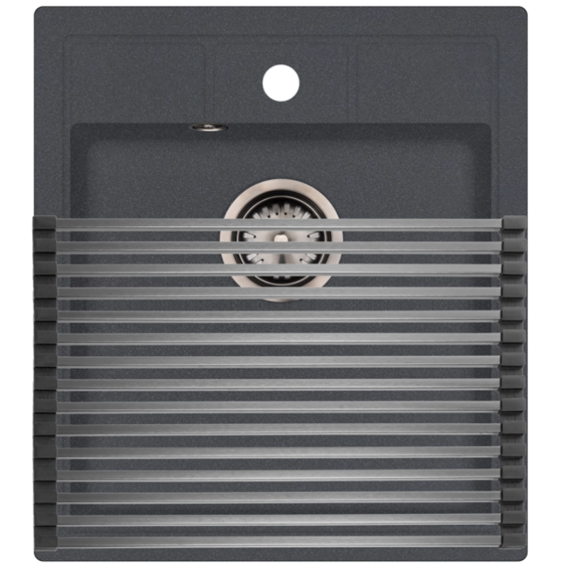 Ausmann Turt Crom Rolmată pentru și în chiuvetă 28x45 cm 1208969723