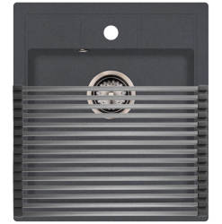 Ausmann Turt Gun metal Suport rulabil pentru chiuvetă 28x45 cm 1208969726