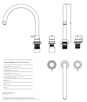 Waterevolution Flow 3-orificii robinet de bucătărie cu gura de scurgere rotativă și conexiune pentru apă filtrată crom T152U01