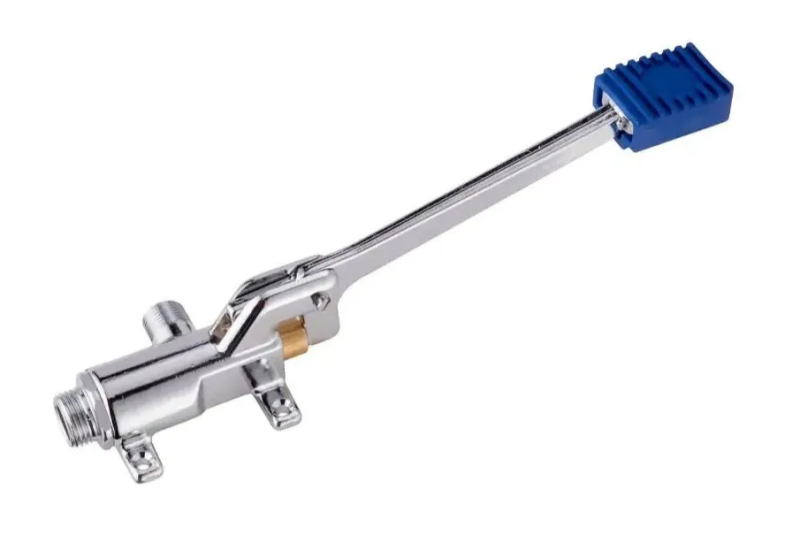 PB Pedal Line Pedală de picior cromată pentru montare pe podea sau perete 1208969729