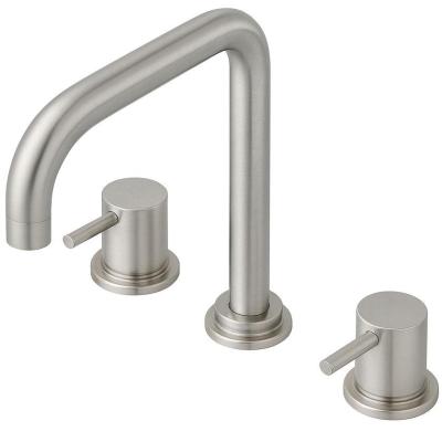 Waterevolution Flow 3-orificii robinet de bucătărie în unghi cu gura de scurgere rotativă și conectare la apă filtrată din oțel inoxidabil T152HIE