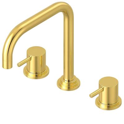 Waterevolution Flow 3-găuri robinet de bucătărie cu gura de scurgere rotativă și conexiune pentru apă filtrată, alamă T152HLE