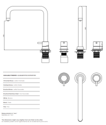 Waterevolution Flow 3-orificii robinet de bucătărie cu cot cu gura de scurgere rotativă și racord pentru apă filtrată, cupru T152HCPE