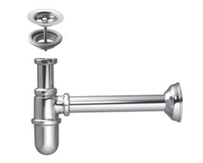 PB Unix clasic sifon metalic cromat cu set de scurgere 1208969782