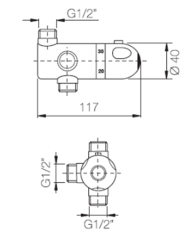 PB Accesoriu Boiler Robinet Termostatic de Amestec 1208969799