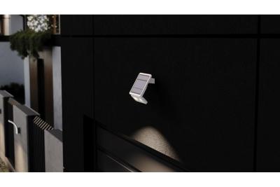 Corp de iluminat solar cu detector de mișcare și amurg DAVOS, LED, 1000lm, 4000K, 2000mAh, IP54, alb