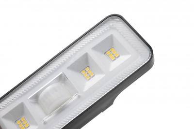 Corp de iluminat solar cu senzor de mișcare și crepuscular DAVOS, LED, 1000lm, 4000K, 2000mAh, IP54, negru