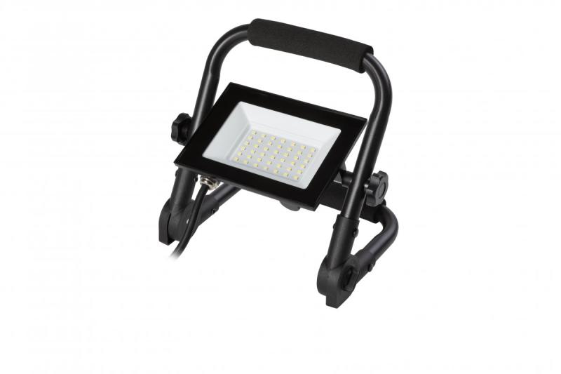 NELI Proiector portabil, LED, 30W, 2700lm, 6400K, AC220-240V, IP65, cablu 1.5m