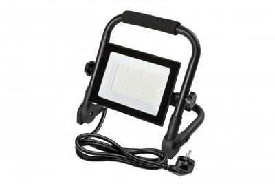NELI Proiector portabil, LED, 50W, 4500lm, 6400K, AC220-240V, IP65, cablu de 1,5m