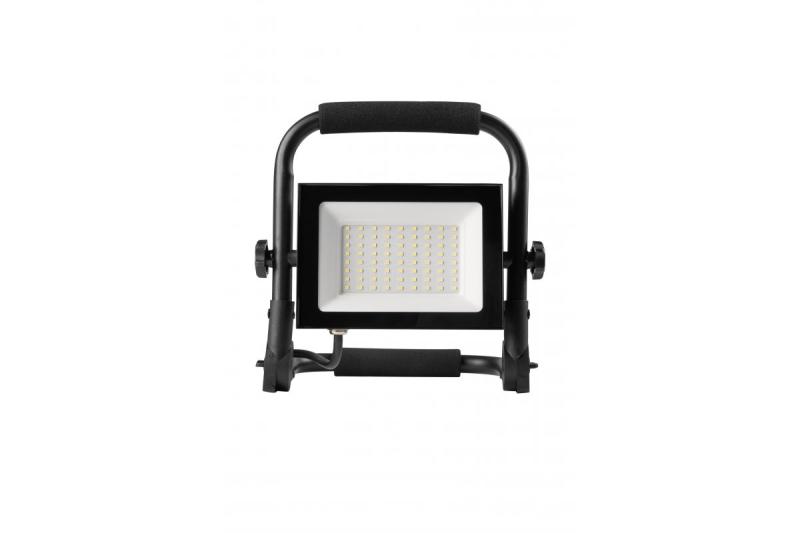 NELI Proiector portabil, LED, 50W, 4500lm, 6400K, AC220-240V, IP65, cablu de 1,5m