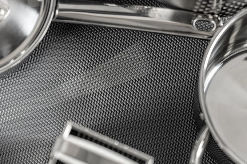 Decor Cutle Bucătărie Covoraș antiderapant 480x5000mm Negru 1208969953