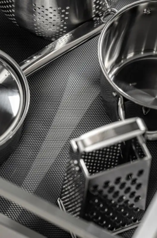 Decor Cutle Bucătărie Covoraș antiderapant 480x5000mm Negru 1208969953