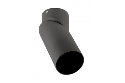 Lampă de tavan VIRGO, max. 250V, 50/60Hz, 57x152mm, IP20, max. 20W, Rotundă, Neagră