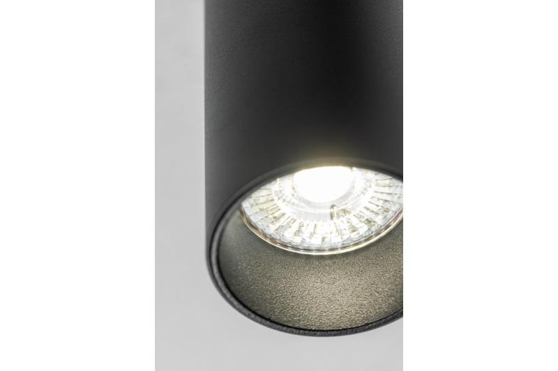Lampă de tavan VIRGO, max. 250V, 50/60Hz, 57x152mm, IP20, max. 20W, Rotundă, Neagră