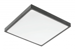 Lampă de tavan ALTAR LED, 295x295mm, 4000K, 24W, 1680lm, AC180-250V, 50/60 Hz, PF>0.5, IP54, negru, garantie 3 ani.
