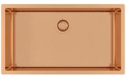 Ausmann Mosel chiuvetă mare din cupru inoxidabil - PVD cupru 74x40 universal 1208970018