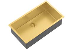 Ausmann Mosel chiuvetă mare aurie din inox - PVD auriu 74x40 universal 1208970023