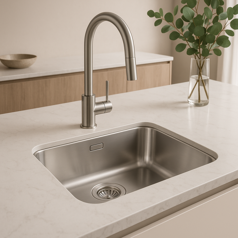 Banka IB5040 chiuvetă din inox 50 x 40 cm montare sub blatul 1208970037