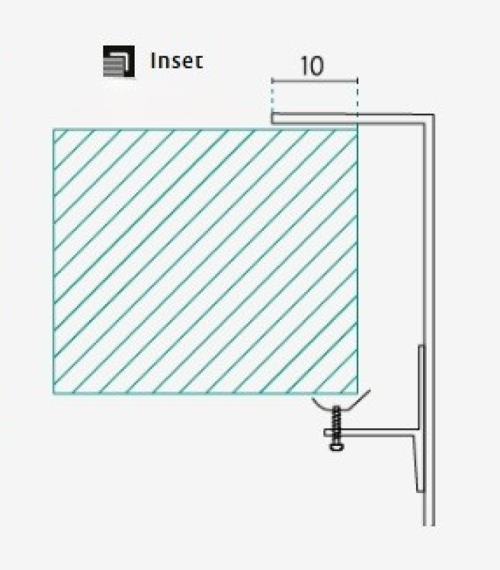 Banca IB4040 chiuvetă din oțel inoxidabil 40 x 40 cm montare pe blat și montare la nivel 1208970040