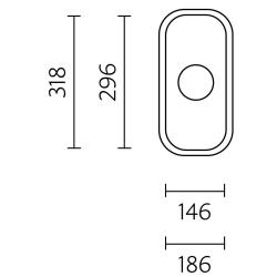 Bancă IB1530 chiuvetă din inox 168 x 318 mm montare deasupra și montare la același nivel 1208970043