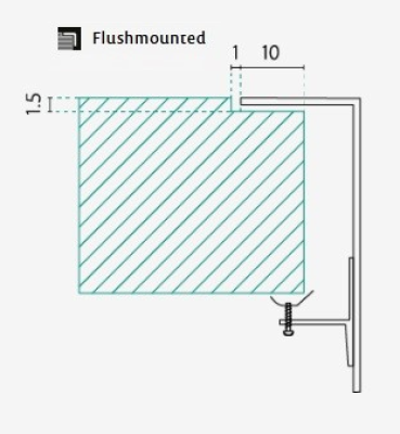 Bancă IB1530 chiuvetă din inox 168 x 318 mm montare deasupra și montare la același nivel 1208970043