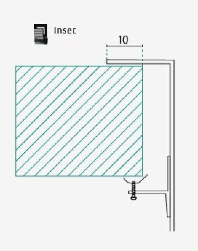 Bancă IB1530 chiuvetă din inox 168 x 318 mm montare deasupra și montare la același nivel 1208970043