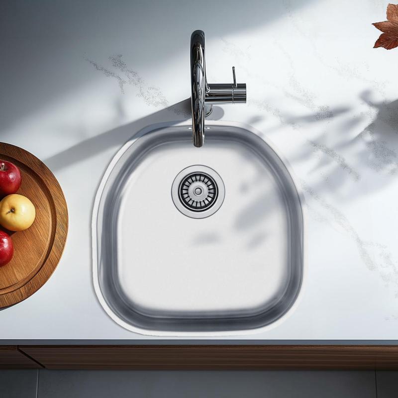 Banka Denver Chiuvetă din oțel inoxidabil 41 x 41 cm Submontare 1208970049