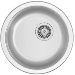 Chiuveta rotundă de 45 cm sub blat Banka U18380 RVS 1208970056