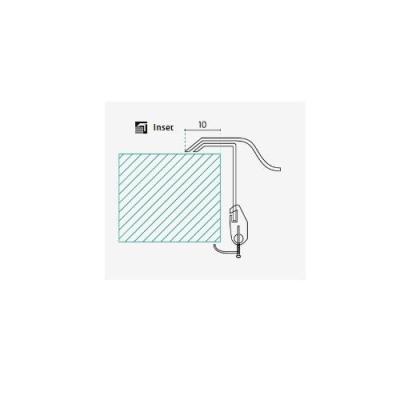 Bancă Princess RVS chiuvetă dublă montaj pe blat 84x56 cm cu șanț pentru robinet 1208970066
