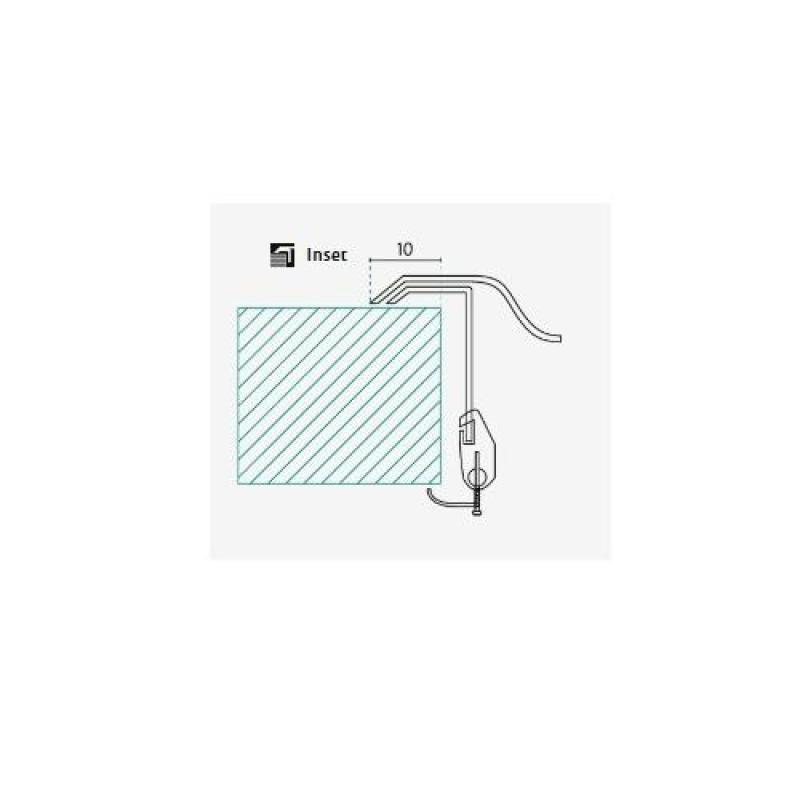 Banka Boston Chiuvetă din oțel inoxidabil cu adâncime redusă și coș de scurgere 542 x 402 mm Montare pe blat 1208970073