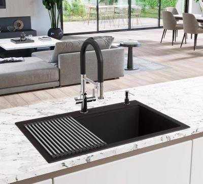 Ausmann Claridge Baterie de Bucătărie cu 3 Căi cu Gura Flexibilă și Apă Filtrată – Crom - 1208970091
