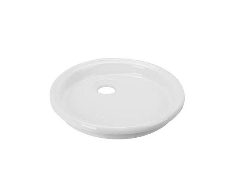 Ausmann Ceramic Glade - Lavoar Ceramic Rotund Alb de Suprafață Puțin Adânc 1208970093