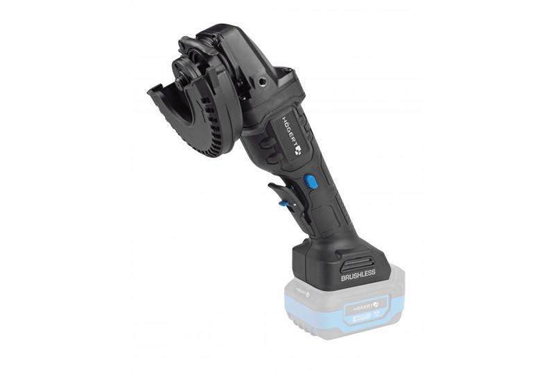 HÖGERT Polizor unghiular fără fir cu comutator cu pedală, 125MM, 18V - fără baterie