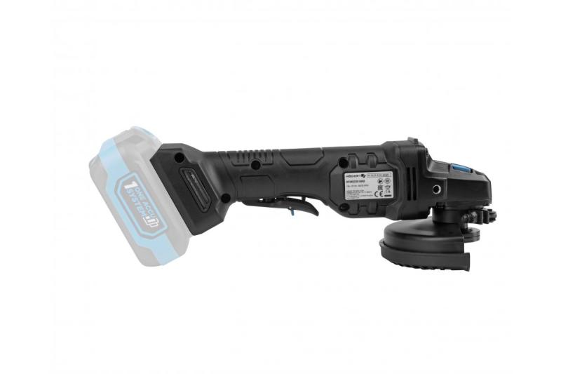 HÖGERT Polizor unghiular fără fir cu comutator cu pedală, 125MM, 18V - fără baterie